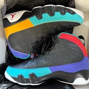 Jordan  9 Do the right thing Black and University Red